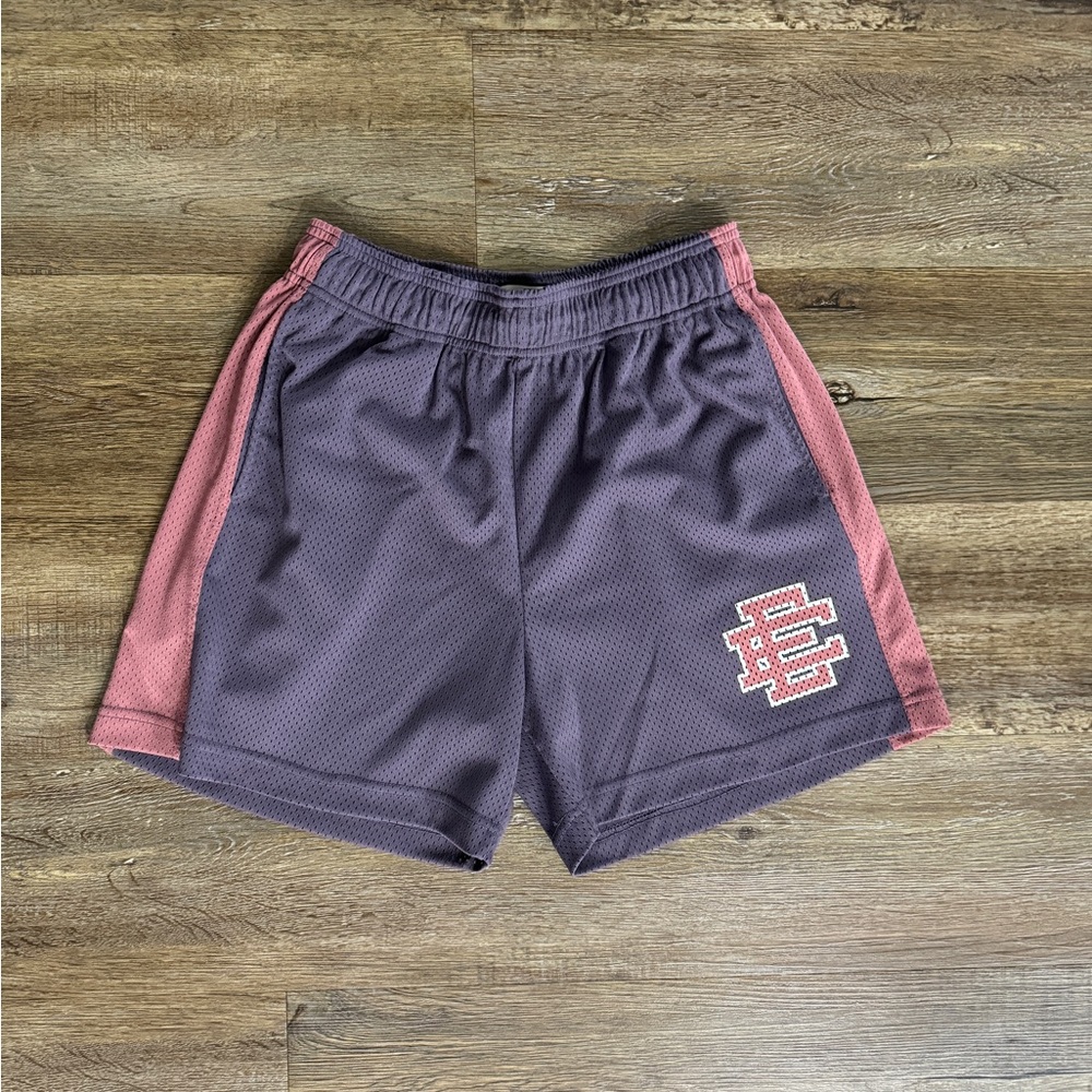 Eric Emanuel Size Medium Shorts in Purple and Pink